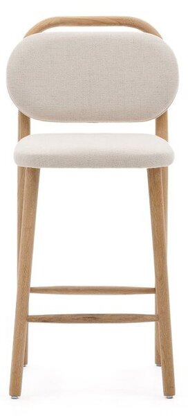 Beżowy hoker (wysokość siedziska 66 cm) Helda – Kave Home