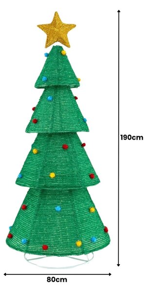 Dekoracja świąteczna LED choinka