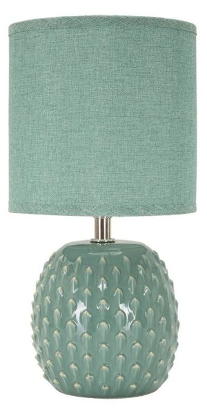 Jasnoniebieska lampa stołowa ceramiczna z tekstylnym kloszem (wysokość 27 cm) Pontus – Mauro Ferretti