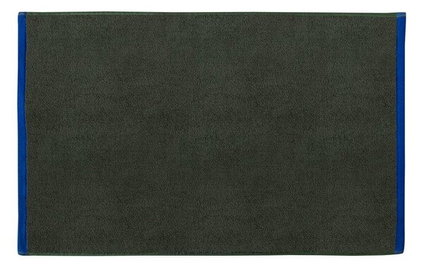 Ciemnozielono-niebieski dywanik łazienkowy z bio bawełny 50x80 cm Soft – Mette Ditmer Denmark