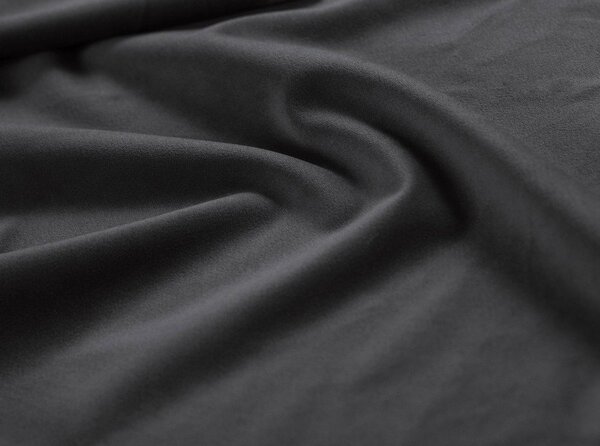 Szare tapicerowane łóżko jednoosobowe ze schowkiem i stelażem 90x200 cm Jodie – Micadoni