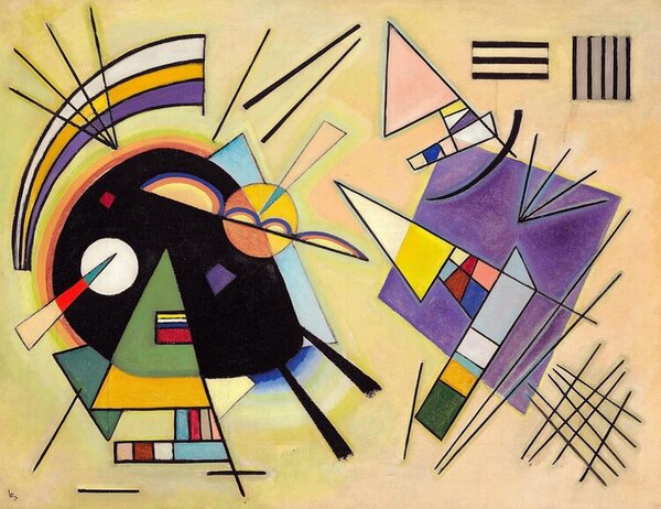 Reprodukcja Black and Violet 1923, Wassily Kandinsky