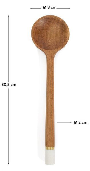 Drewniana łyżka kuchenna Nover – Kave Home