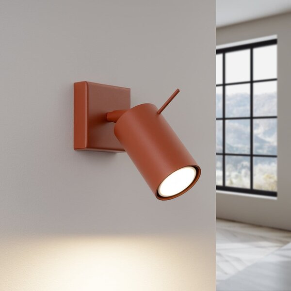 Ceglasta lampa punktowa 8x16 cm Etna – Sollux