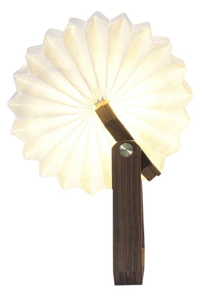 Biała/w ciemnym naturalnym kolorze dekoracja świetlna na USB Origami – Gingko