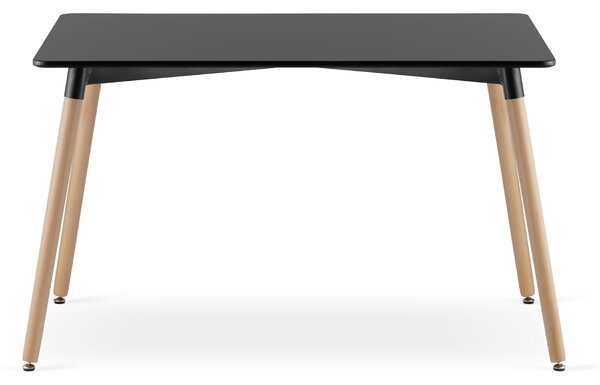 PROMOCJA Czarny stół jadalny ADRIA 120x80 cm II. jakość