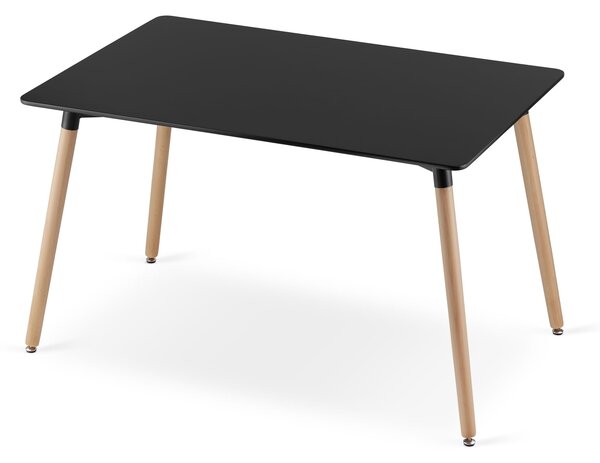 PROMOCJA Czarny stół jadalny ADRIA 120x80 cm II. jakość