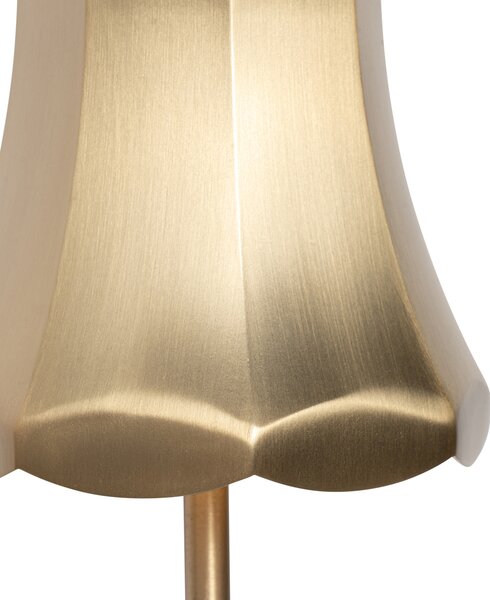 Zestaw 2 lamp stołowych retro w kolorze różowego złota, ładowane USB, IP44 - Granny