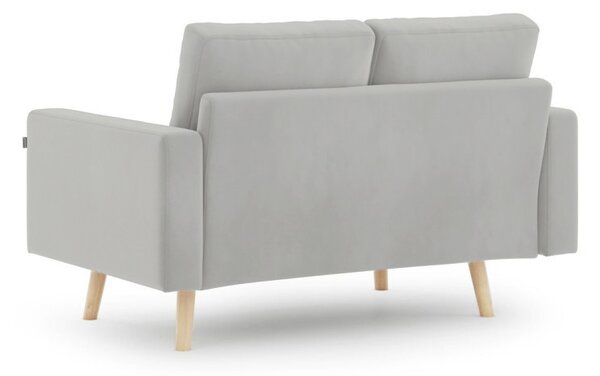 Jasnoszara dwuosobowa sofa MANDI