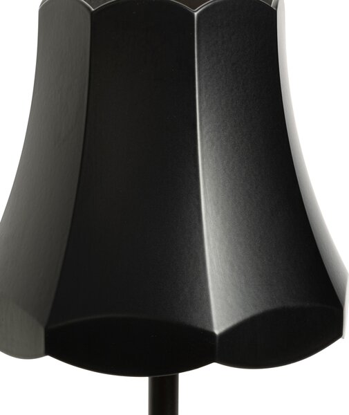 Zestaw 2 lamp stołowych retro czarnych do ładowania IP44 - Granny