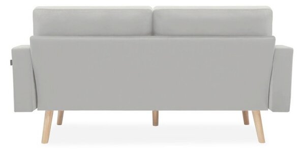 Jasnoszara 3-osobowa sofa MANDI