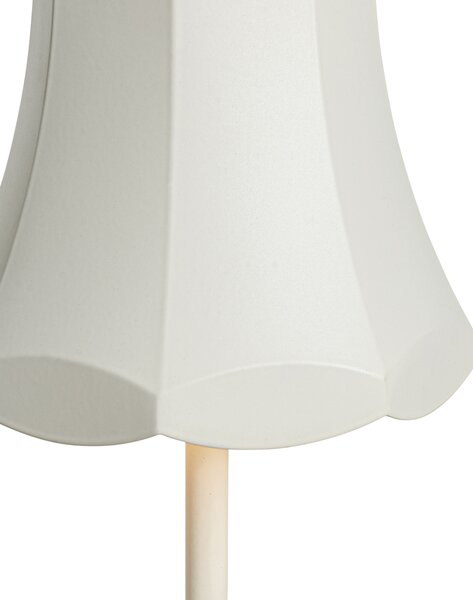 Zestaw 2 lamp stołowych Retro kremowe ładowane IP44 - Granny