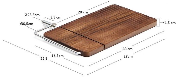 Drewniana deska 29 x 22 cm Rommu – Kave Home