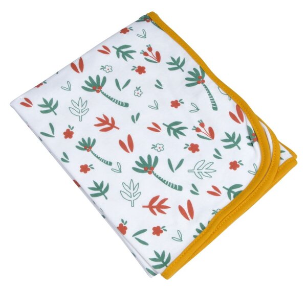Biały bawełniany koc dziecięcy 75x75 cm Savannah – Bébé Douceur