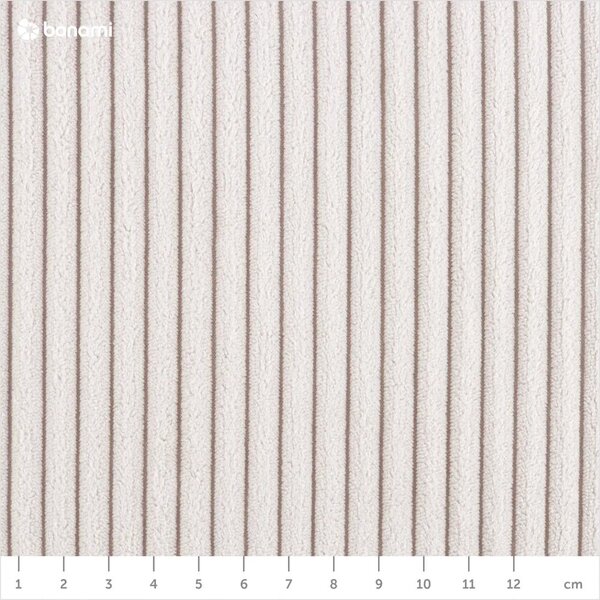Kremowe tapicerowane łóżko dwuosobowe ze schowkiem i stelażem 140x200 cm Voliera – Maison de Rêve