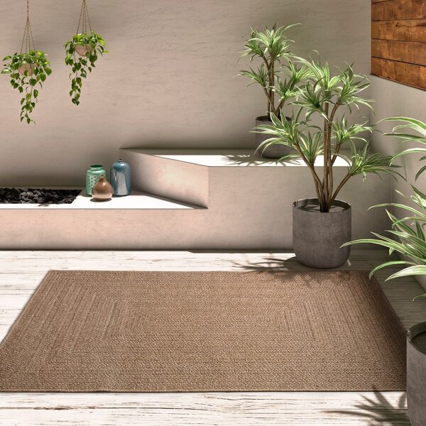 Dywan odpowiedni na zewnątrz w naturalnym kolorze 120x170 cm Acra – Universal