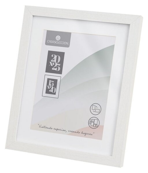 Biała ramka stojąca/ścienna 22,5x28 cm Sencillo – Casa Selección