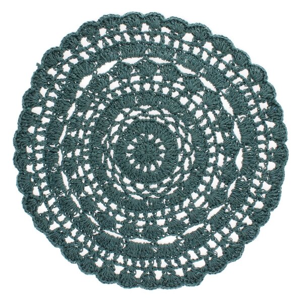 Mata stołowa z mieszanki bawełny ø 35 cm Crochet – Rex London