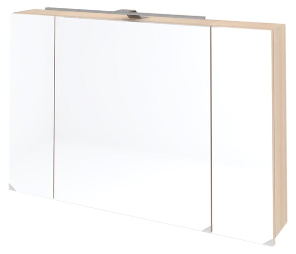 Szafka łazienkowa Kolpa OXANA z oświetleniem LED, model TOO 100 ACACIA LIGHT - LED, biała, szerokość 100 cm