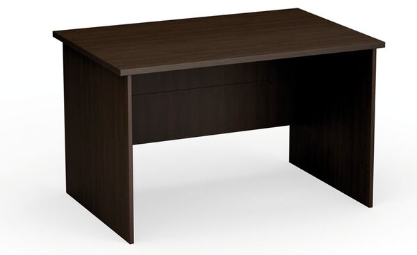 Stół biurowy PRIMO Classic, prosty 120x80 cm, wenge