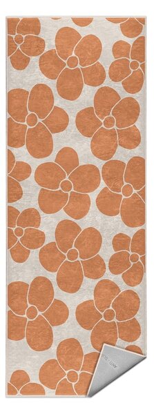 Pomarańczowy chodnik odpowiedni do prania 60x230 cm Orange Meadow – Mila Home