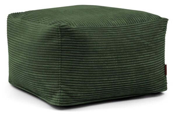 Zielony sztruksowy worek do siedzenia Softbox MooG – SLOWDOWN