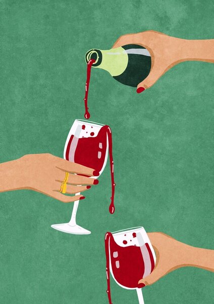 Ilustracja Cheers Girls, Raissa Oltmanns