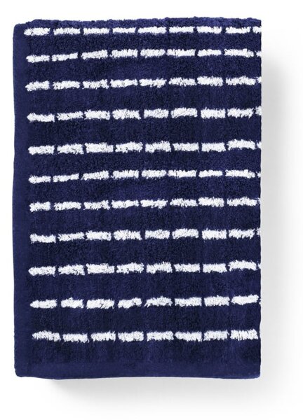 Biały/niebieski ręcznik z mieszanki bambusa frotte 50x100 cm Nuance – JUNA