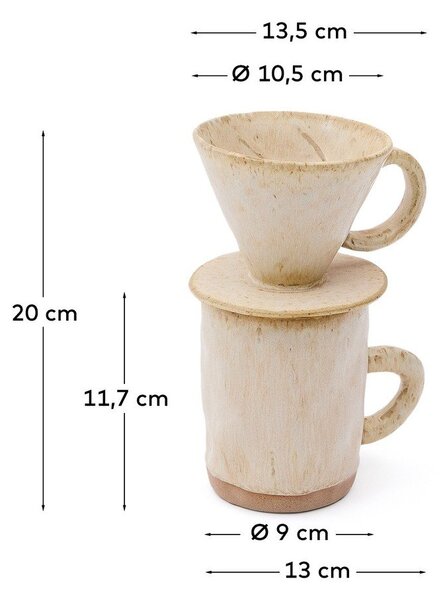Dripper ceramiczny Zunel – Kave Home