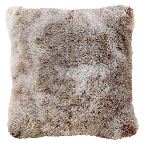 Poduszka dekoracyjna ze sztucznego futra 45x45 cm Antartic – douceur d'intérieur