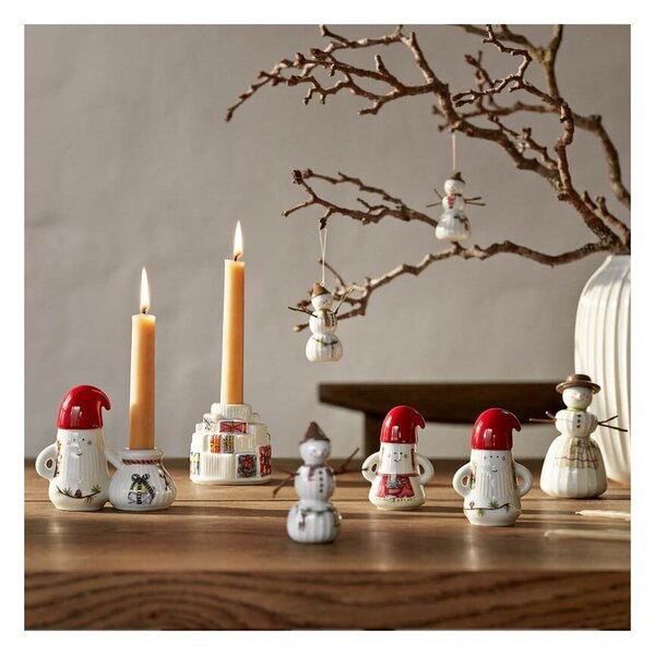 Ceramiczny świecznik ze świątecznym motywem Hammershøi Christmas Gifts – Kähler Design