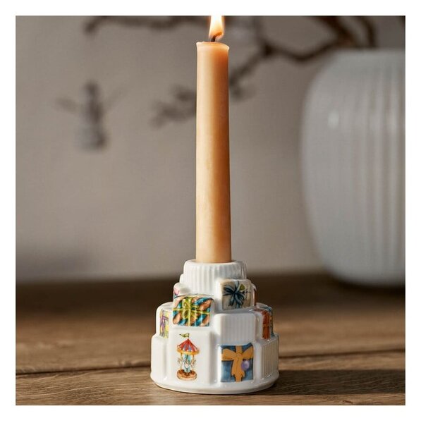 Ceramiczny świecznik ze świątecznym motywem Hammershøi Christmas Gifts – Kähler Design