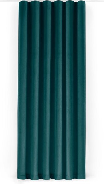 Morska aksamitna zasłona częściowo zaciemniająca (dimout) 140x250 cm Velto – Filumi