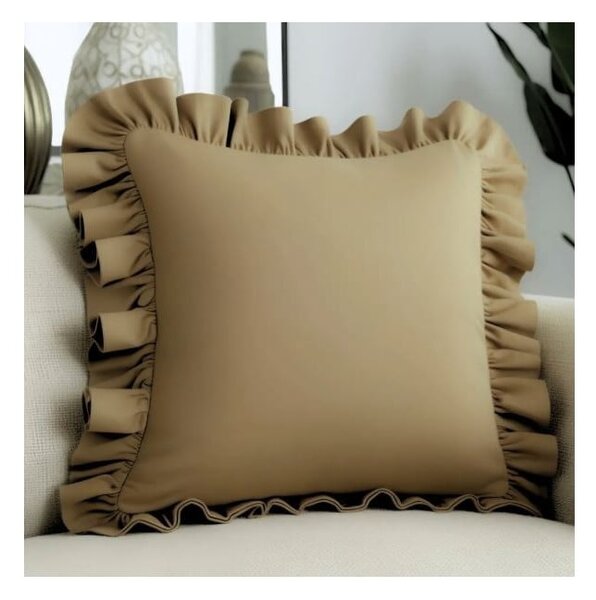 Poszewka na poduszkę z mieszanki bawełny 40x40 cm Ruffled – Mila Home