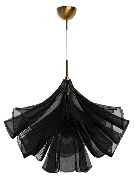 Lampa Wisząca By Rydéns, Juliette, ściemnialny, czarny, jadalnia, metal, design