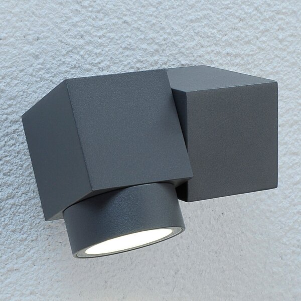 Zewnętrzna Lampa Lucande, LORELLE, czarny, metal, nowoczesny