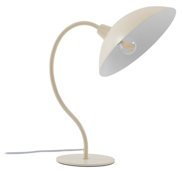 Lampa Stołowa Lucande, Arvadon, beżowy, salon, metal, nowoczesny
