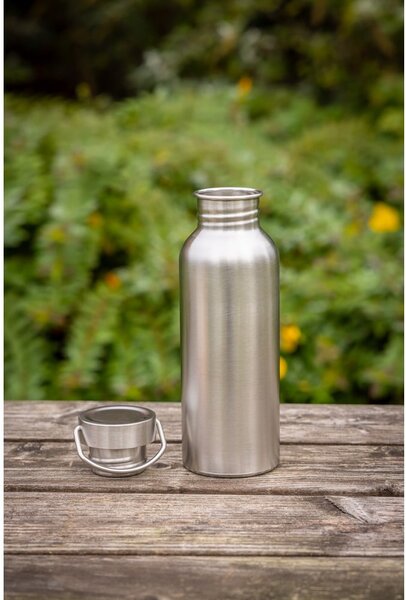 Butelka ze stali nierdzewnej w kolorze srebra 650 ml – Esschert Design