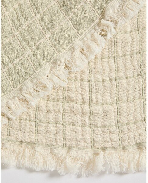 Jasnozielony koc dziecięcy żakardowy 130x170 cm Tivaro – Kave Home
