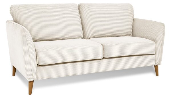 Biała sztruksowa sofa 170 cm Paris – Scandic