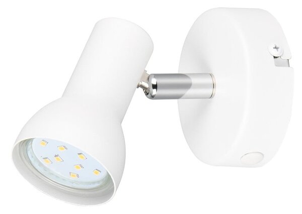 Biała lampa punktowa ø 8 cm Cantar – Reality