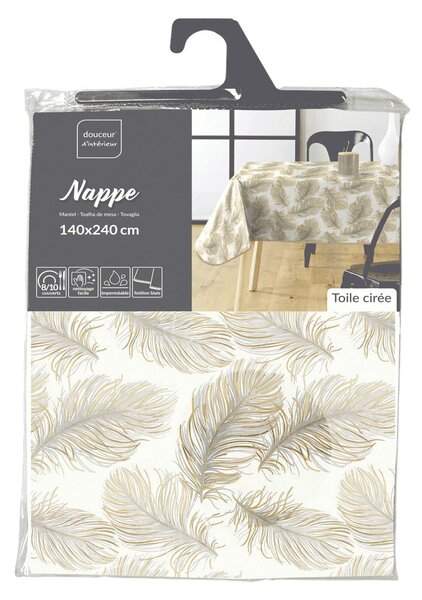 Obrus zmywalny 140x240 cm Plumina – douceur d'intérieur