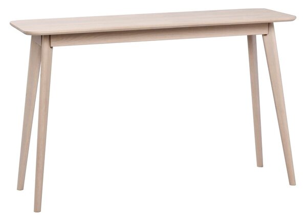 Naturalna konsola w dekorze dębu 120x40 cm Yumi – Rowico