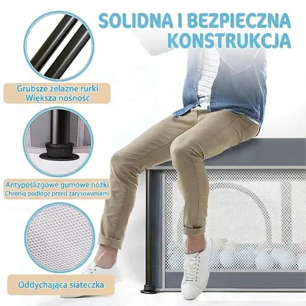 Nestplay™ Składany Kojec Dla Dziecka (127 X 127 Cm)