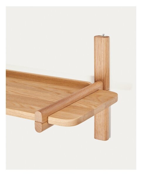 Modułowy system półek z litego drewna dębowego 110x28 cm Sitra – Kave Home