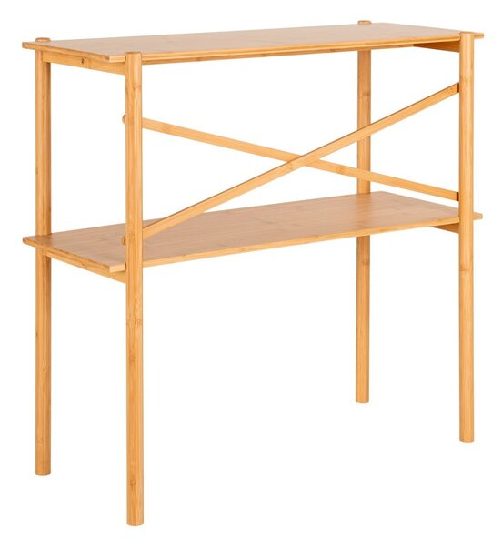 Bambusowa konsola w naturalnym kolorze 32x83 cm Manaus – House Nordic