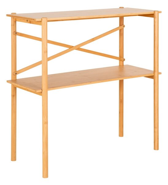 Bambusowa konsola w naturalnym kolorze 32x83 cm Manaus – House Nordic
