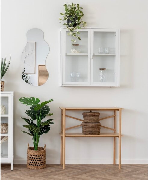 Bambusowa konsola w naturalnym kolorze 32x83 cm Manaus – House Nordic