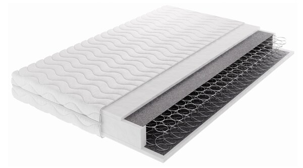 Masseno Materac MIRELLE 80x200 cm sprężynowy bonellowy dwustronny średnio twardy H3