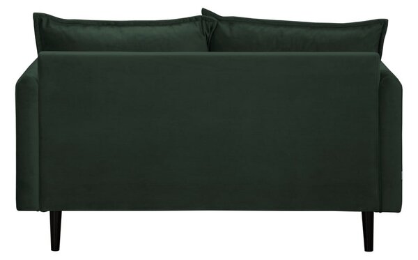 Ciemnozielona aksamitna sofa 138 cm Juli – Ropez